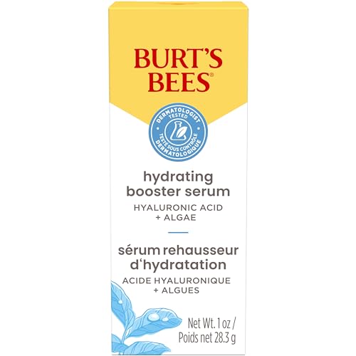 Burt's Bees Hydrating Booster Serum, Hyaluronic Acid and Algae, 1 Ounce