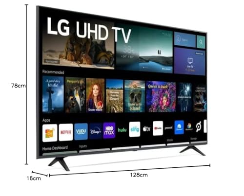 LG Television de 50 Pulgadas Serie 7 Class 4K 2160p Smart LED TV HDR Frecuencia de Actualización 60Hz Bluetooth Compatible con Alexa y Google Assistant (Sin Bases) + Soporte de Pared (Reacondicionado)