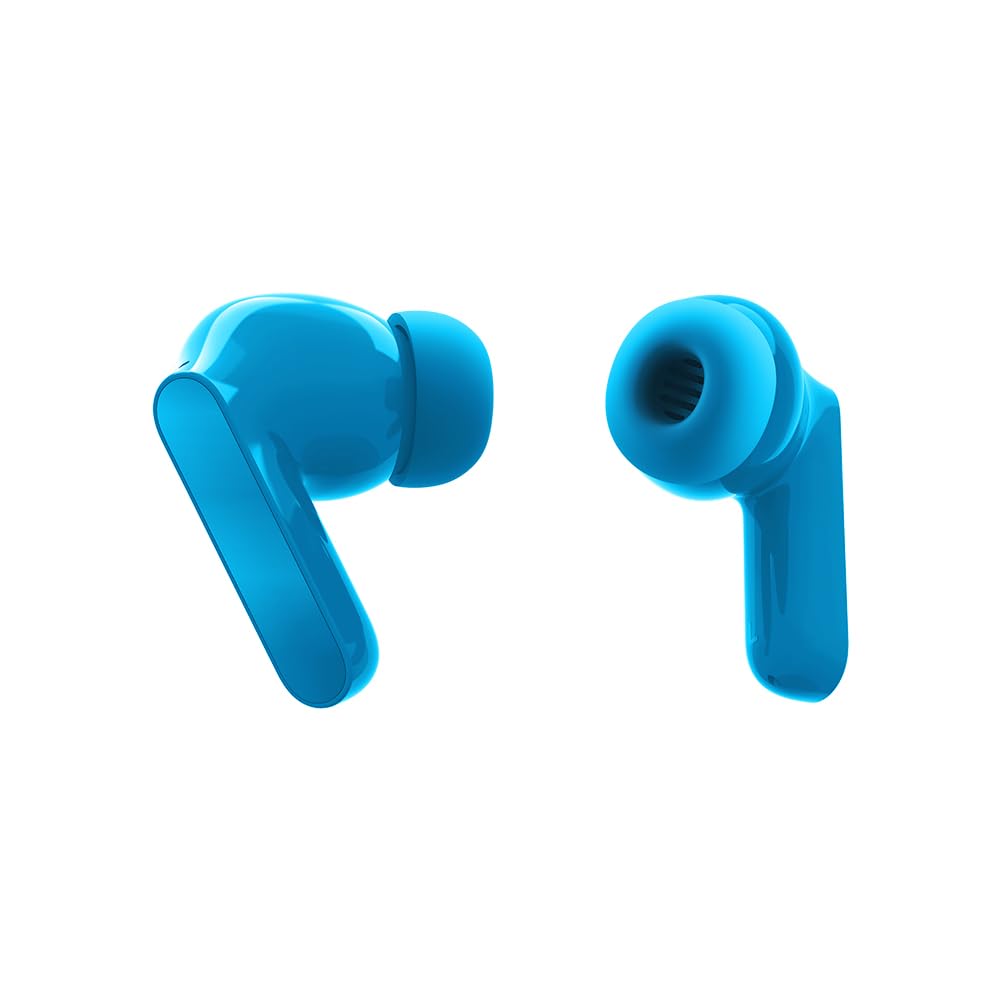 Audífonos Moto Buds Azul Cancelación de Ruido Inteligente Ultracompactos y Repelente al Agua