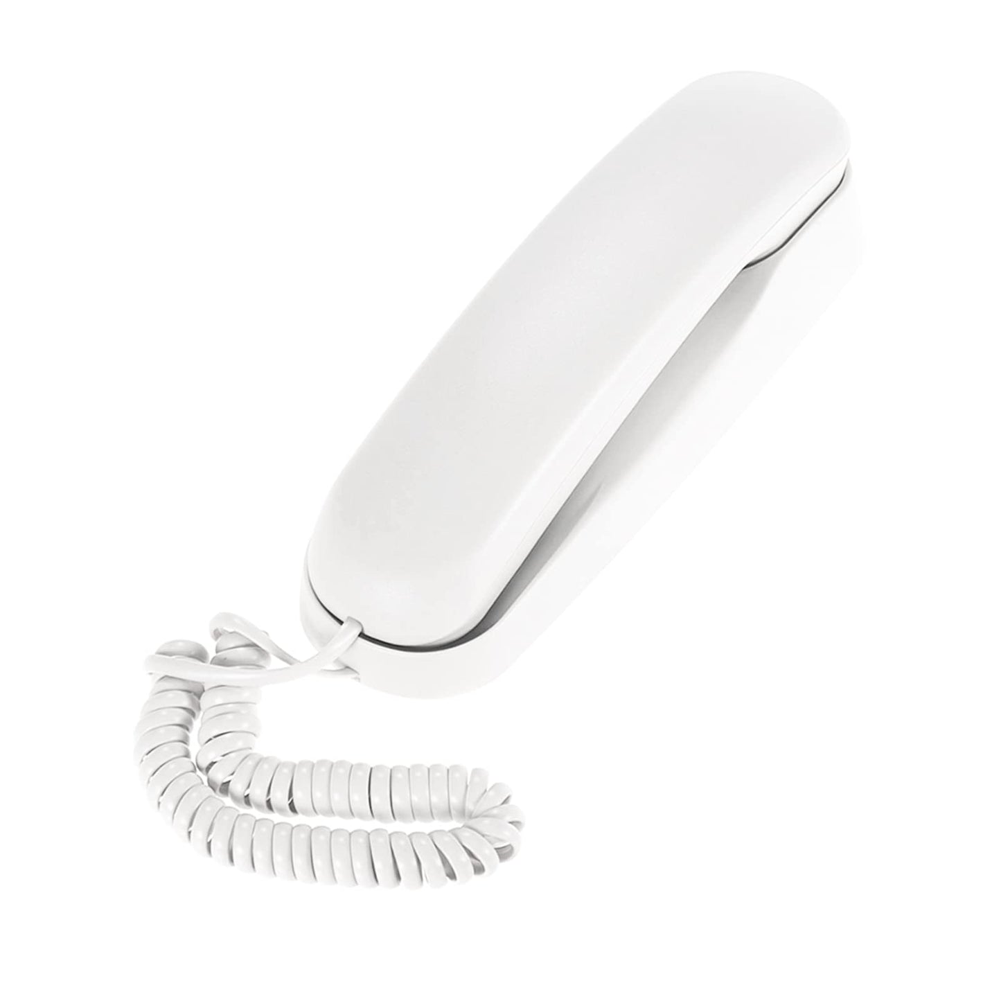 BISOFICE - Teléfono con cable, teléfono fijo para el hogar con cable, no requiere alimentación de CA/batería, teléfono de montaje en pared para teléfono fijo compatible con funciones de