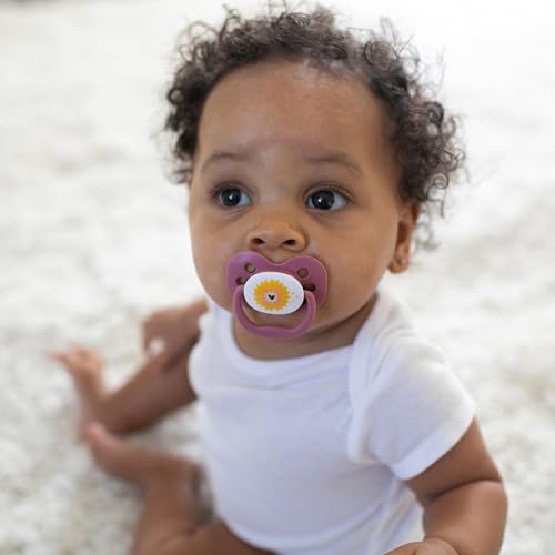 Chupetes Advantage Dr. Brown's Rosa 4-PK Etapa 1