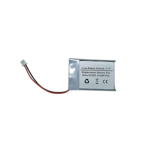 Batería de Repuesto Sena 500 mAh 3,7 V para SMH5 y SMH5-FM Intercomunicador Casco