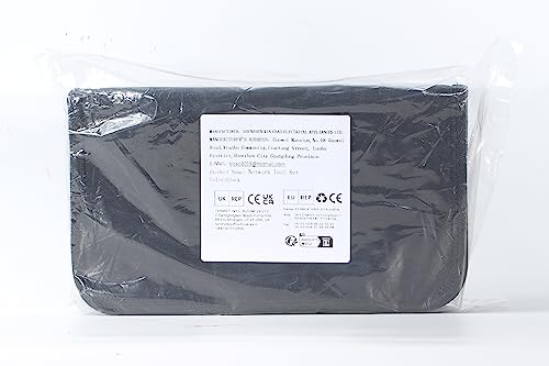 Kit de Crimpadora de Red 21 en 1 para RJ45 Ethernet con Pelacables y Tester