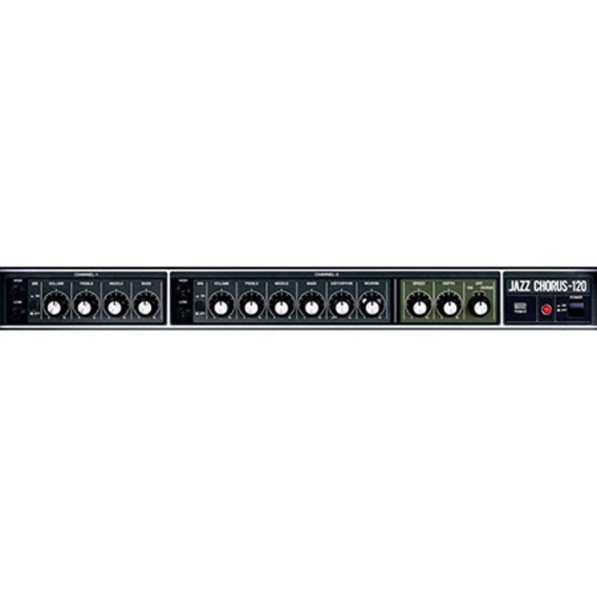Roland JC-120 Jazz Chorus - Amplificador de guitarra estéreo de 120 vatios, altavoces duales de 12 pulgadas, ecualizador de 3 bandas por canal, bucle de efecto estéreo, tres tomas de pedal