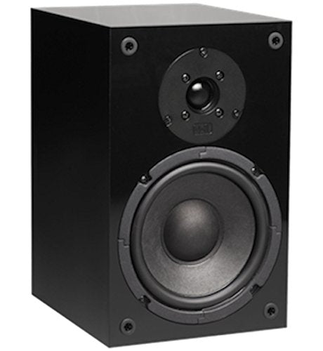 Bocina de Estantería NHT SuperOne 2.1 Gloss Black de Audio Hi-Res para Teatro en Casa