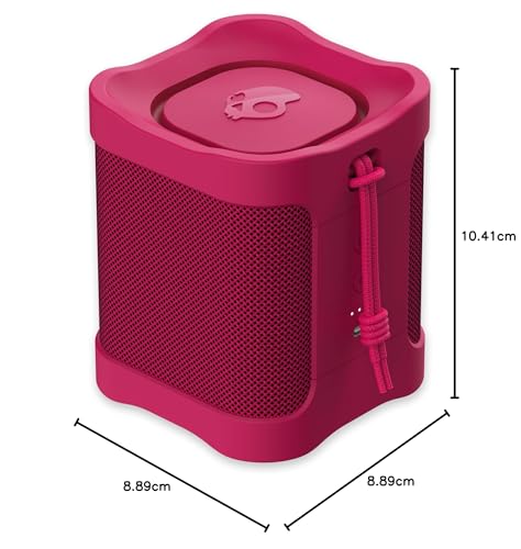 Skullcandy Terrain Mini Altavoz inalámbrico Bluetooth portátil Impermeable IPX7 con radiadores pasivos, batería de 14 Horas, muñequera de Nailon y estéreo inalámbrico Verdadero, 2SKSK1846P0L2
