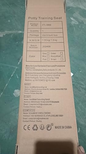 Asiento de Entrenamiento Rabb 1st Blanco Mejorado con Protector de Salpicaduras y Taburete Antideslizante para Niños y Niñas