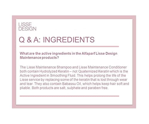 Tratamiento Capilar AlfaParf Lisse Design Keratin Therapy Recarga de Keratina