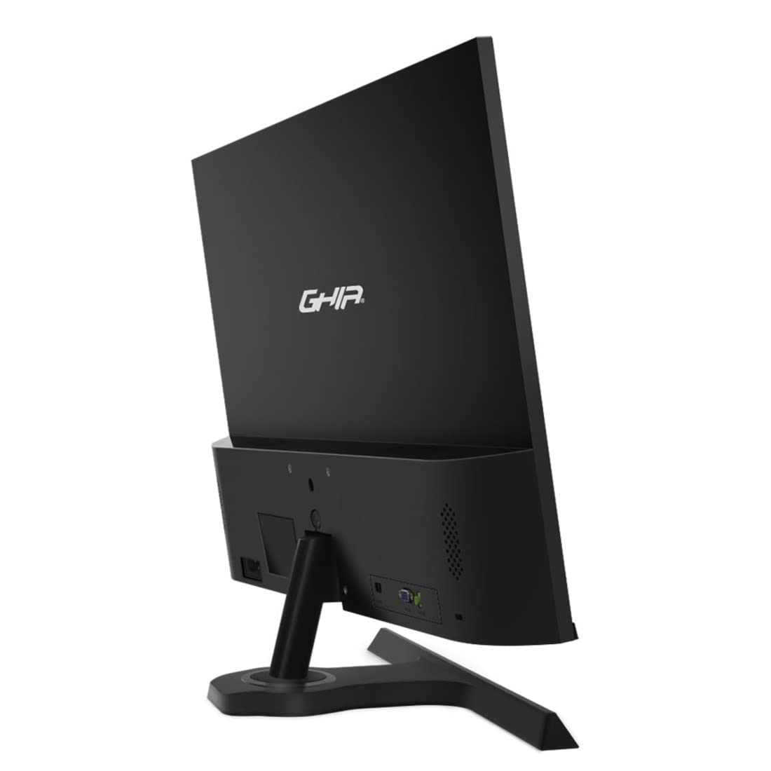 GHIA Monitor LED MG2721. Panel VA de 27" Pulgadas (68.58cm), Bisel ultradelgado,Full HD 1920 x 1080, 75 Hz, 5 ms, Conexiones HDMI y VGA, Bocinas integradas.