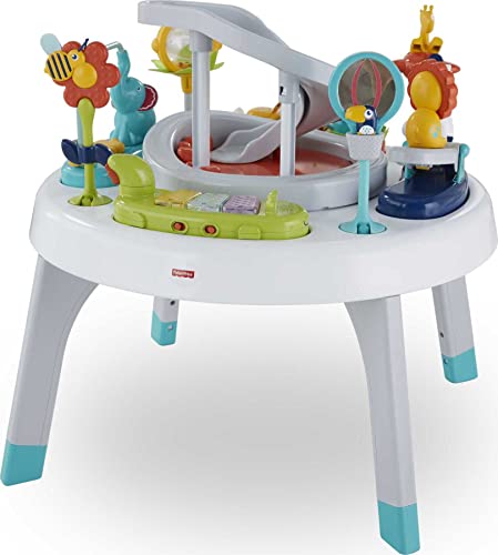 Fisher-Price 2-in-1 Sit-to-Stand Activity Center, Spin 'n Play Safari