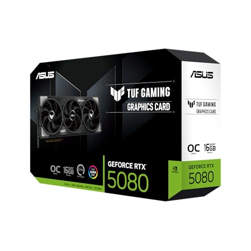 Tarjeta de Video ASUS TUF RTX5080 GAMING 16GB