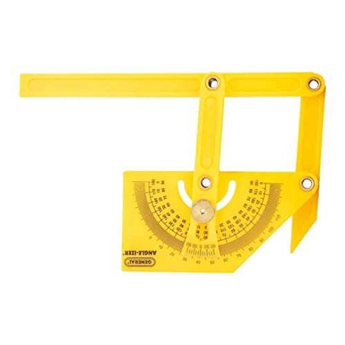 General Tools & Instruments 29 Plastic Protractor and Angle Finder with Articulating Arms
