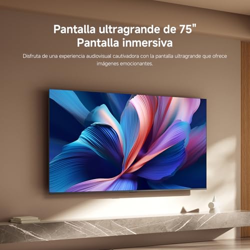 XIAOMI TV A Pro 75 2026 | 4K QLED Google TV | Dolby Audio DTS:X + DTS Virtual:X1 | Voice Control | HDR10+ | MEMC | Filmmaker Mode | Apple Airplay