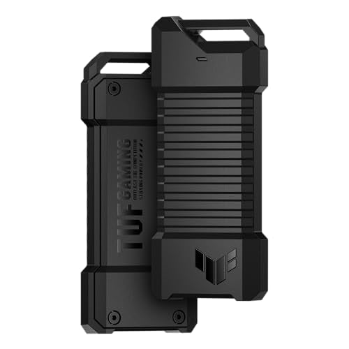 SSD Portátil TUF Gaming 1 TB Negro Aluminio Resistente para Hombre