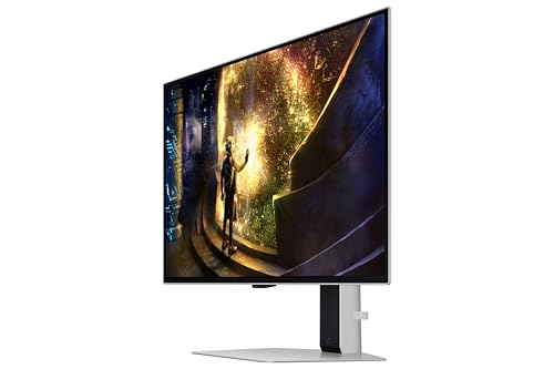 Samsung Odyssey OLED G6 (G61SD) QHD y QD-OLED 240Hz 0.03ms FreeSync Premium Pro Monitor para juegos con elegante diseño de metal, 3 años de garantía, EE. UU., LS27DG610SNXZA