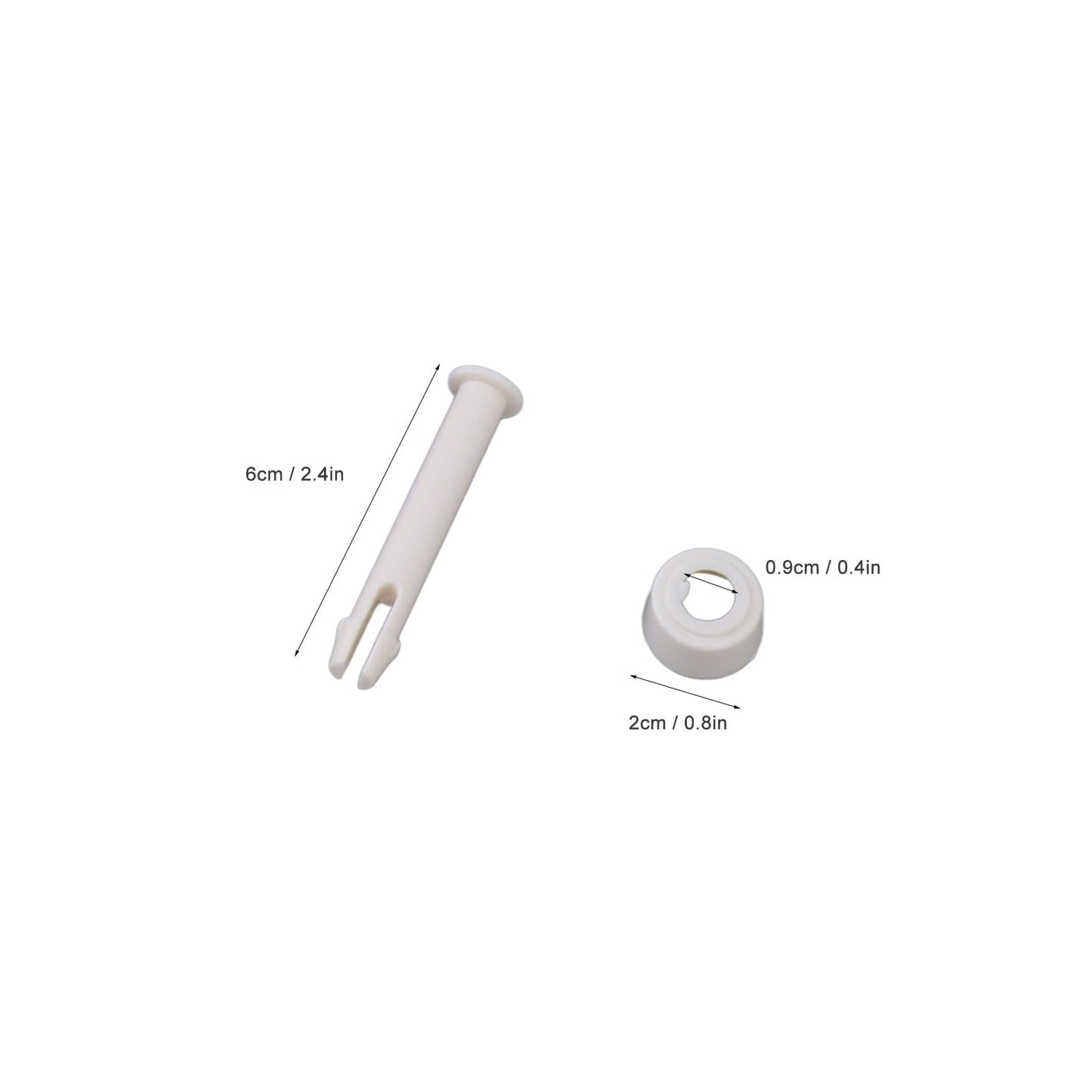 Bewinner Soporte para Clavos para Juntas de Piscinas, Práctico Juego de PVC de Protección Ambiental de 12 Pasadores para Pernos de Juntas de Piscinas para 28272 (6cm)