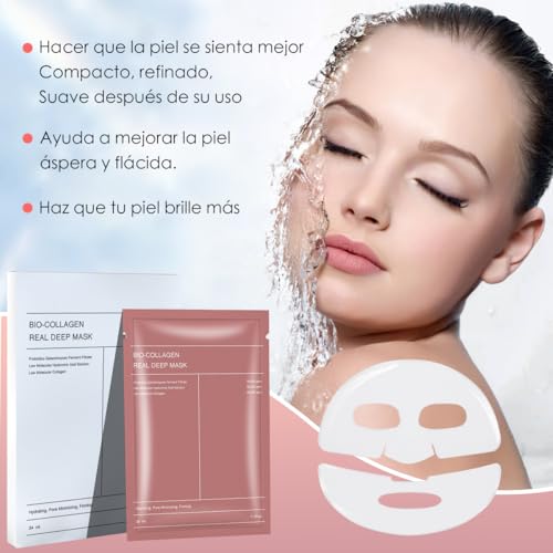 Biodance Bio Collagen Mask，Biodance Collagen Mask, Biodance Collagen Overnight Mask, Bio Collagen Face Mask, Biodance Mask (8pcs)