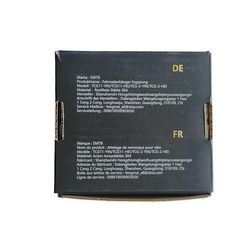 Acoplamiento de Remolque de Bicicleta Thule Negro EMTB para Bicicleta