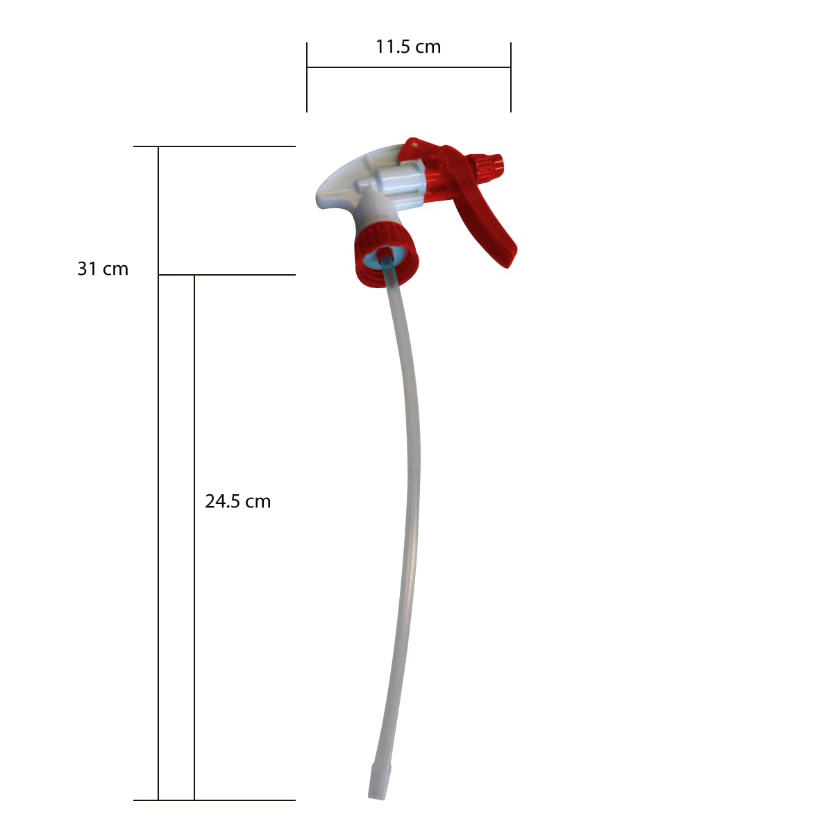 PACKLIFE Atomizador Reforzado R28 Multiusos 10 Pzas (Rojo)
