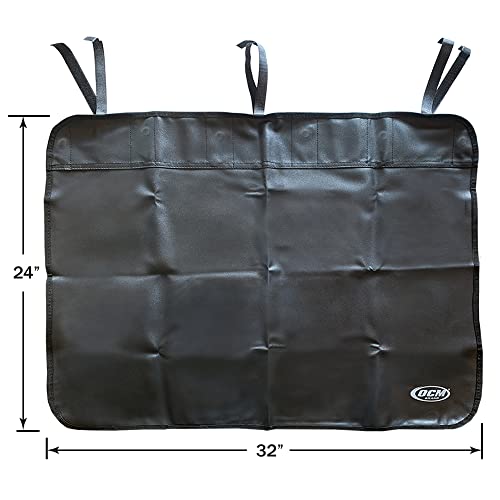Funda Magnética OCM Negra con 6 Imanes y 3 Correas de Gancho para Mecánico Automotriz