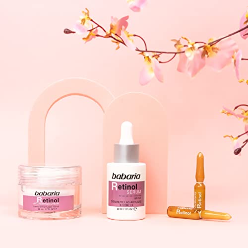 Babaria Ampollas Tratamiento Anti-Edad Retinol, Transparente, 5 x 2 ml