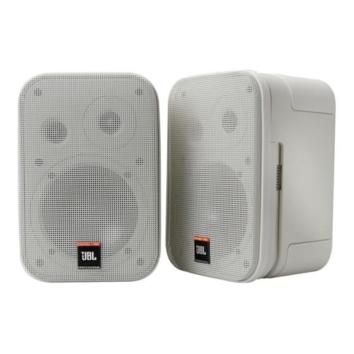JBL - Sistema de altavoces compacto profesional de 2 vías Professional Control 1 Pro de alto rendimiento, blanco (se vende por pares) - C1PRO-WH