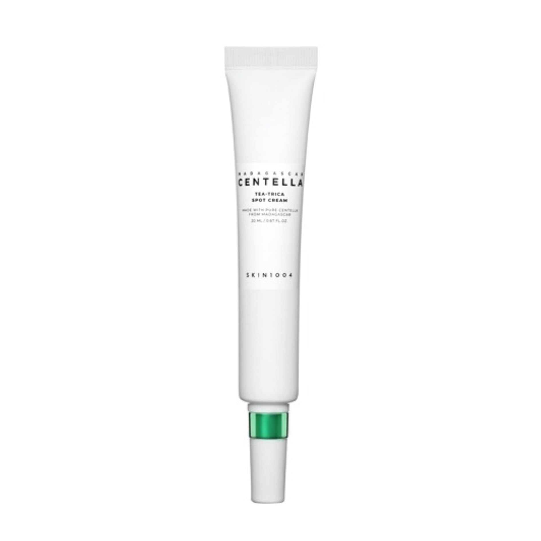 Madagascar Centella Tea-Trica Spot Cream 20ml | Crema facial para manchas con TECA, AHA, BHA, LHA, Calamina y Niacinamida | Antiacné, Exfoliante, Unifica el Tono, Ilumina, Absorbe el exceso de sebo, Para todo tipo de piel