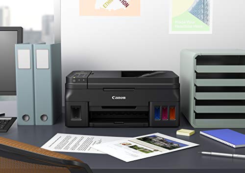 Canon Impresora Multifuncional Wi-Fi G4110 de Tanque de tintas con ADF y Fax