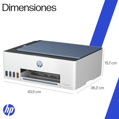 HP Impresora Multifuncional Smart Tank 585, Tinta Continua, Color, Wi-Fi, Dúplex (Doble Cara) Manual, Impresión Desde Smart App, hasta 2 años de Garantía* (1F3Y4A)