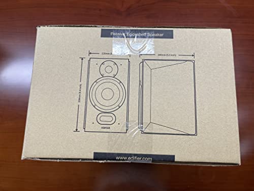 Altavoces Pasivos Edifier P17 Negro con Soporte Integrado para Colgar en la Pared
