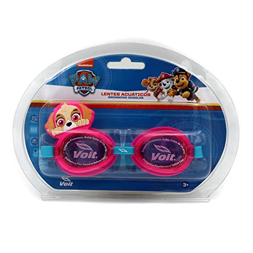 Lentes de Natación Voit Skye Paw Patrol cómodos y ajustables con Protección UV para Niños