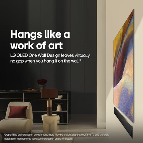LG 83 Pulgadas Clase OLED EVO Serie G4 Smart TV 4K procesador visualización Plana con Control Remoto mágico Alimentado por IA con Alexa Incorporado (OLED83G4WUA, 2024)