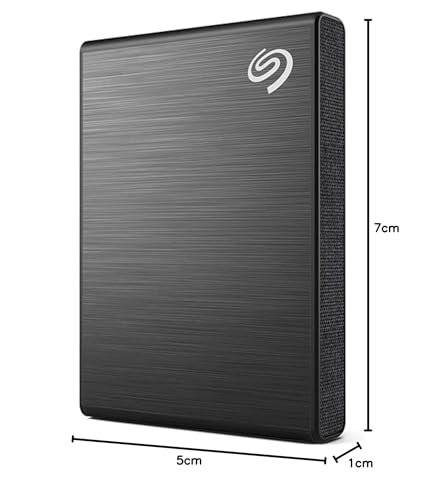 Disco Duro Externo SSD Seagate One Touch 2TB Negro con App para Android Para Hombre