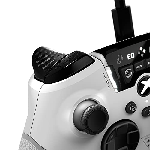 Control Alámbrico Turtle Beach Recon Blanco con Botones Asignables y Mejoras de Audio para Xbox Series X/S, Xbox One y Windows 10