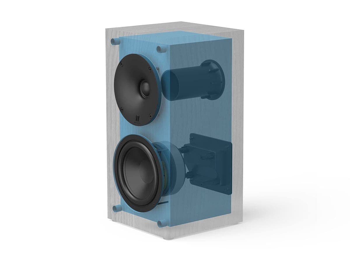 Altavoz de Estantería Monolith B4 Negro Potente para Sistema de Teatro en Casa