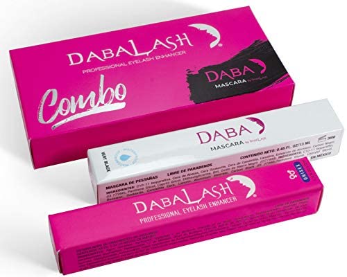 Dabalash Combo Waterproof Daba Mascara, Negro carbón