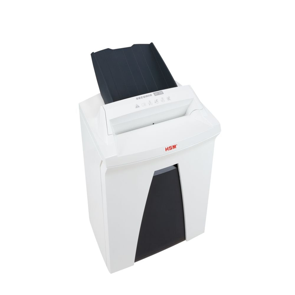 Trituradora de Papel HSM Securio Blanco Corte Cruzado Alimentación Automática, Microcorte 11-15 Hojas