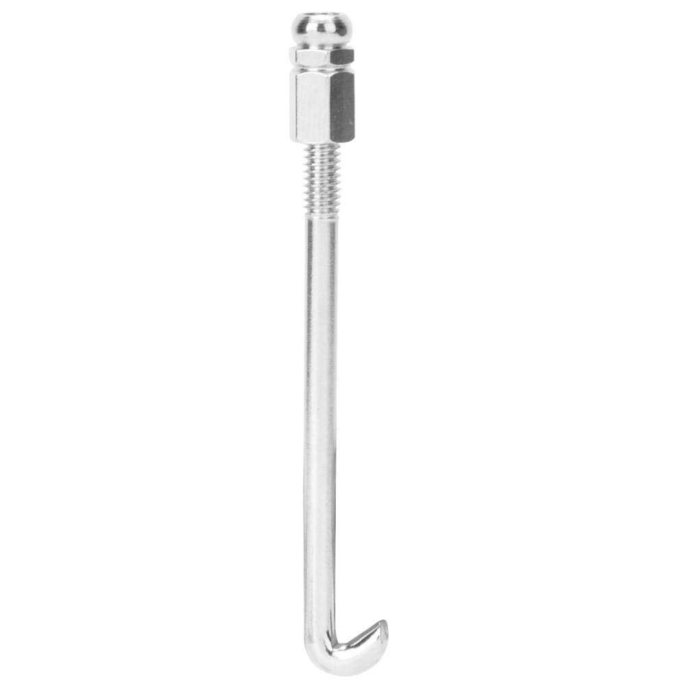 Yencoly Soportes de Gancho de Banjo, Juego de Tuercas de Banjo Accesorio 24 Piezas Ganchos de Banjo Piezas de Metal Plateado Cromado Accesorios para Instrumentos Musicales Soportes de Gancho