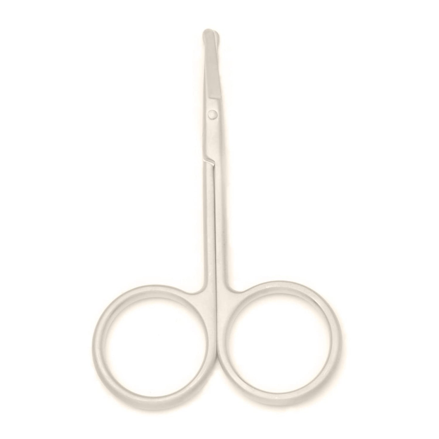 Motanar Tijeras recortadoras de pelo de nariz, tijeras de punta redonda de 3.4 pies para recortar orejas, cejas, barba, bigote, herramienta multiusos para el cuidado del cabello, para hombres, mujeres y bebés (champán)
