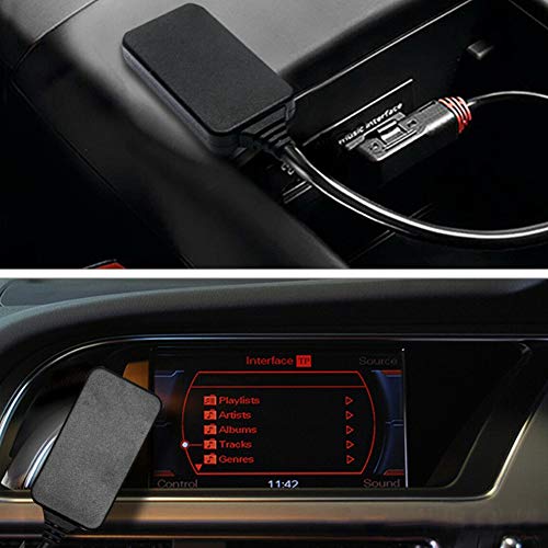 Cable de Audio Terisass Bluetooth5.0 AUX Adaptador de Interfaz de Música para A1 S8 AMI MMI MDI