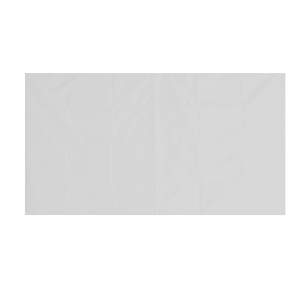 Zopsc Pantalla de proyección portátil de 60-120 Pulgadas 16: 9 Tela de poliéster sintética Blanca Cortina Plegable, antirreflectante(120 Pulgadas)