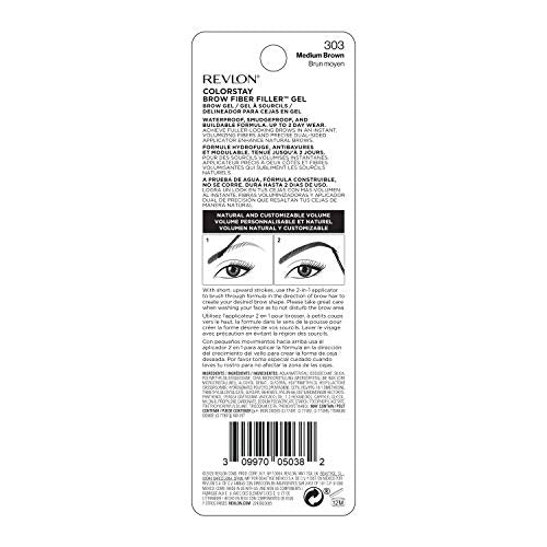 Revlon Colorstay brow filler and fiber tono medium brown Medium Brown