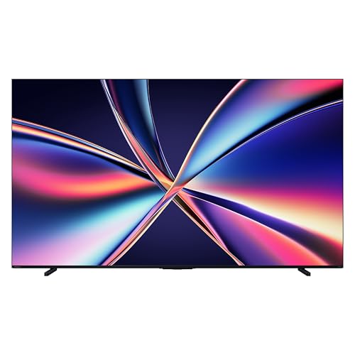 Hisense Television QD7QFM (Modelo 2025) Pantalla 100 Pulgadas,Mini-LED Smart Fire TV UHD 4K,Control Remoto por Voz con Alexa,Hi-View AI Engine,Modo de Juego Pro de 144 Hz,Dolby Vision·Atmos