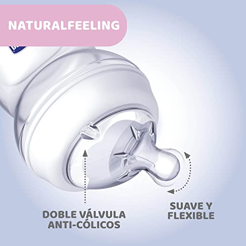 Chicco biberón Natural Feeling 250 ml para bebés