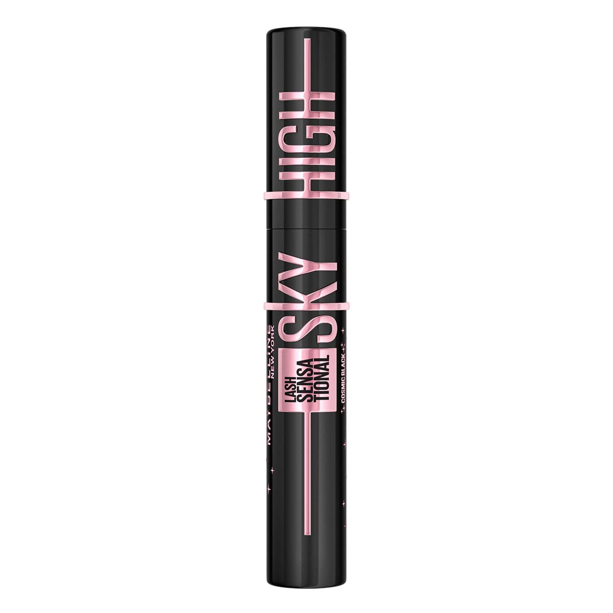 Maybelline, Mascara de pestañas lavable y brinda alargamiento Lash Sensational Sky High Cosmic Black ultra negro, 6ml