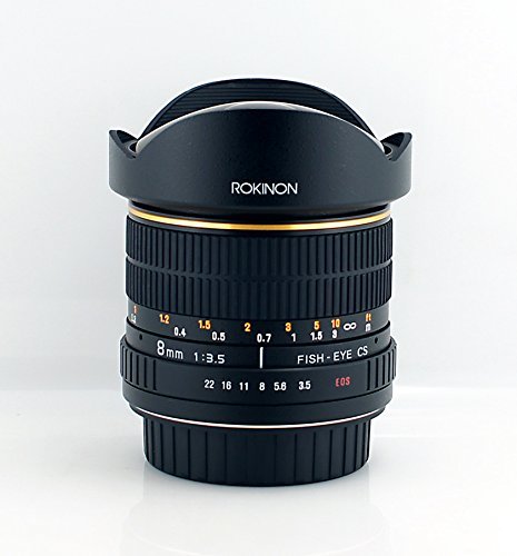 Rokinon FE8M-N 8mm F3.5 Fisheye Lens for Nikon (Black)
