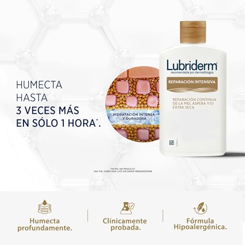 Lubriderm Crema Corporal Intense Repair 400ml - Paquete de 3