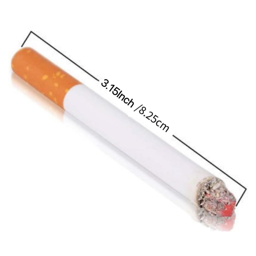 CLESEN - Cigarrillos falsos de 3.25 pulgadas (paquete de 12), cigarros de imitación con un aspecto realista duradero/realista, ideal para fiestas temáticas/actuaciones teatrales