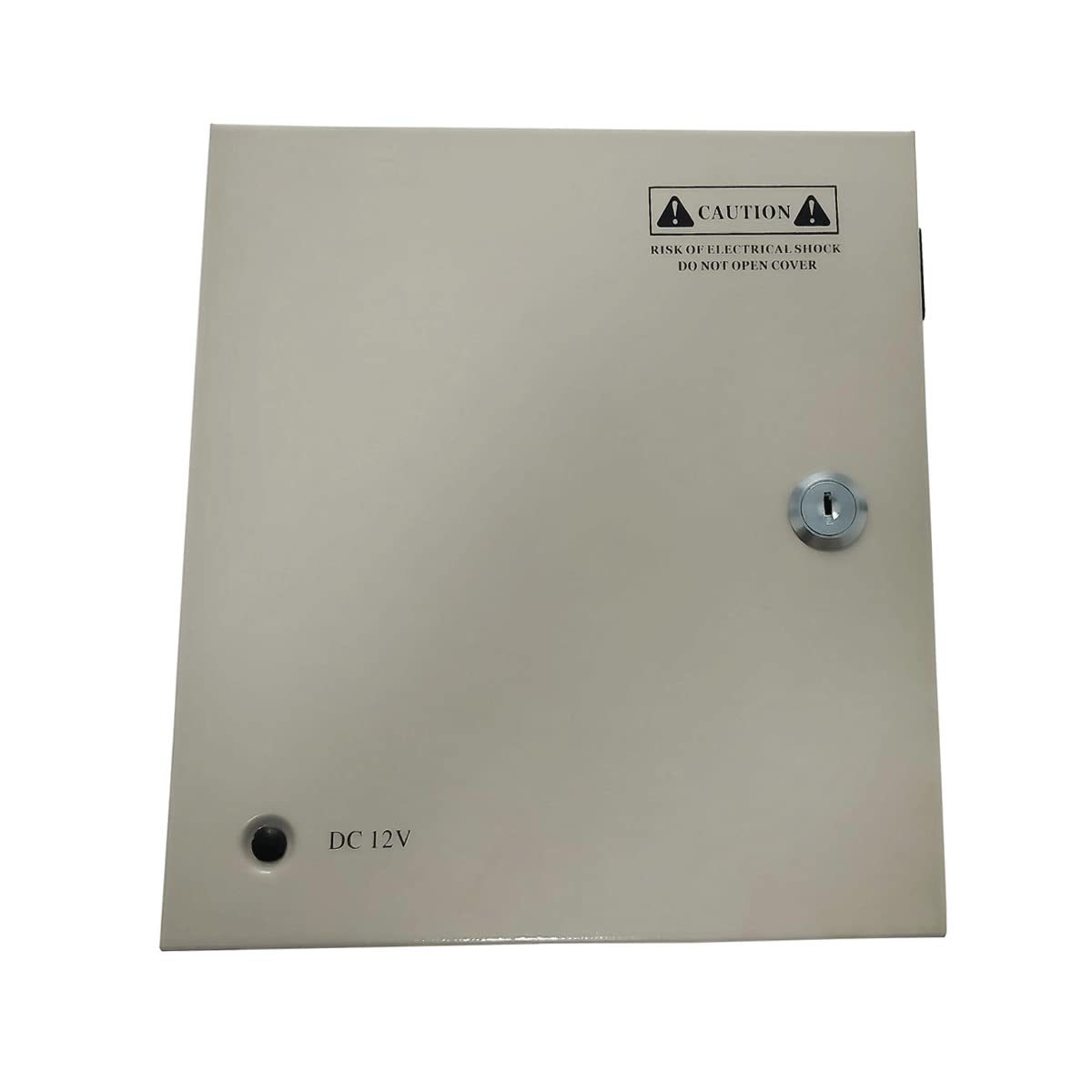Yuarisx 9 Canal/Puerto DC 12 V 10 A cámara de Seguridad distribución de Fuente de alimentación con Caja de Metal para cámara de Seguridad, cámara IP CCTV DVR Sistema de vigilancia