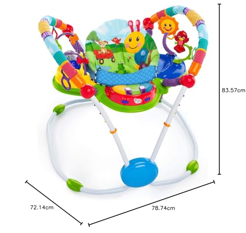 Baby Einstein 60184 Neighborhood Friends Special Edition - Saltador Musical de Actividades para Niños Mayaores de 6 Meses y un Peso de Hasta 11.34 kg (25 lb), Unisex, Multicolor, 30.5" x 33" x 29